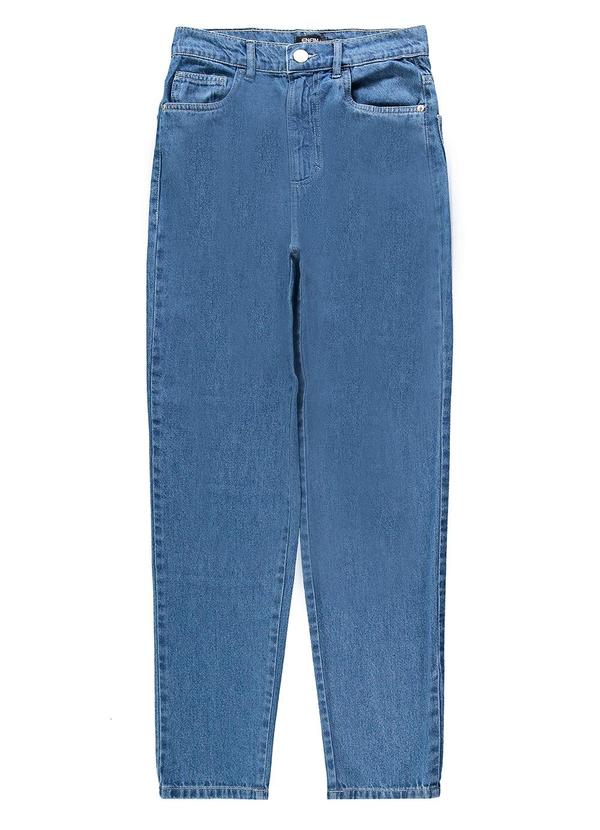 Enfim - Calça Feminina Mom Jeans Cintura Alta Azul 3
