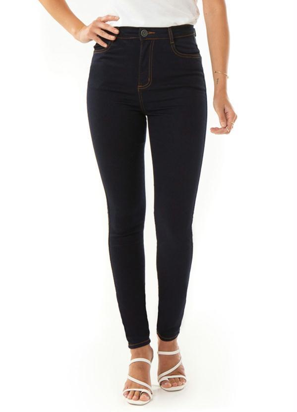 Endless - Calça Feminina Skinny Jeans Escuro Azul