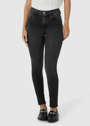 Malwee - Calça Feminina Skinny Jeans Flex Preto - MALWEE