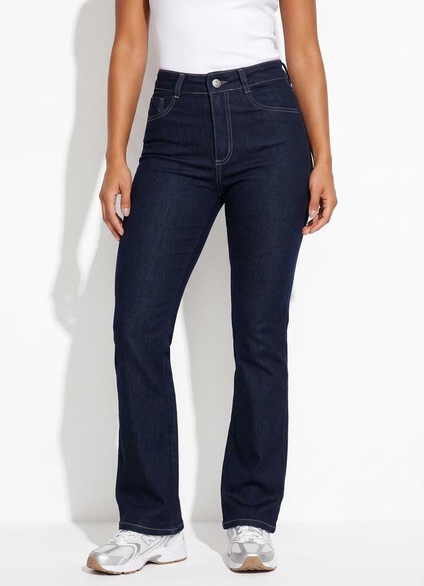 Cal�a Flare Jeans (Azul)