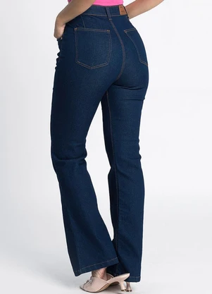 Meu Jeans - Calça Flare Jeans Fabi Azul - MEU JEANS