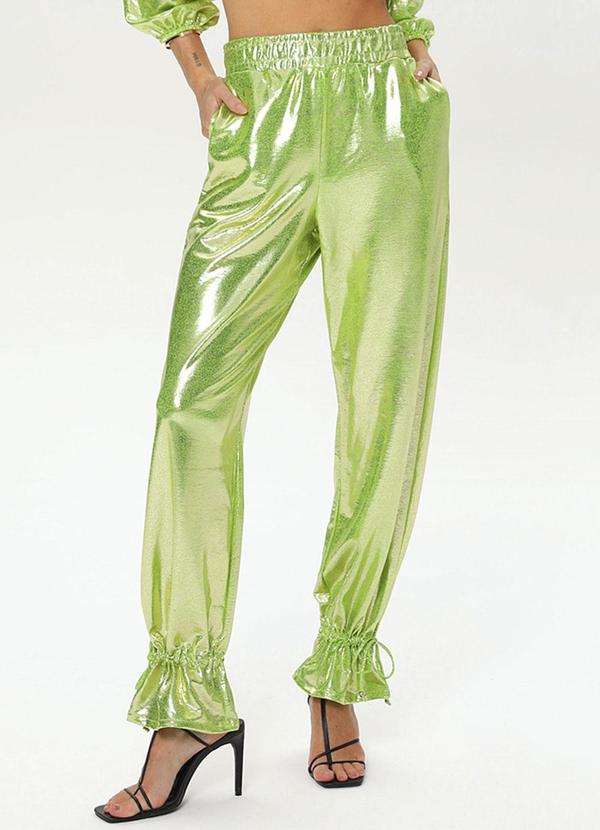 Gatabakana - Calca Glam Opulence Verde