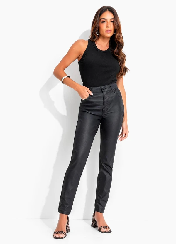 John John - Calça High Skinny Bruges Jj Preto 1