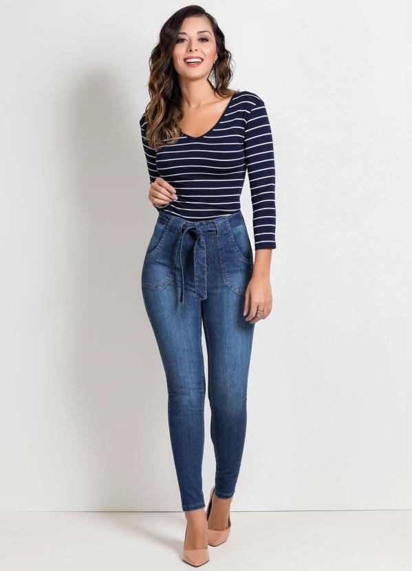 Sawary Jeans - Calça Hot Pants Cigarrete Jeans Sawary 4