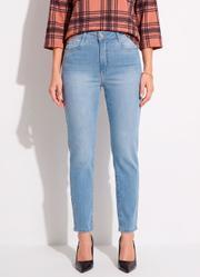 Cal�a Jeans Azul Claro em Jeans