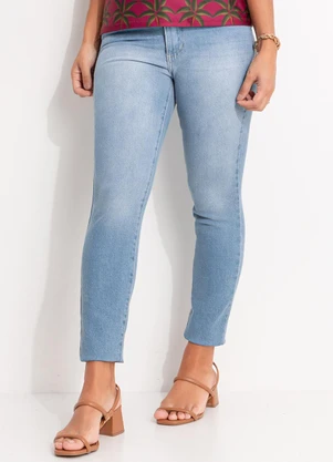 Quintess - Calça Jeans Azul Claro em Jeans - QUINTESS