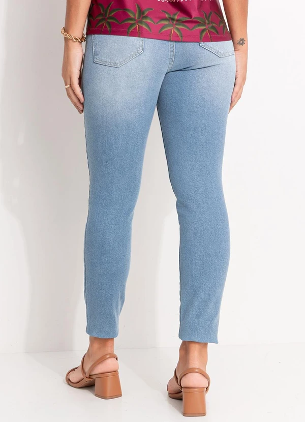 Quintess - Calça Jeans Azul Claro em Jeans 2