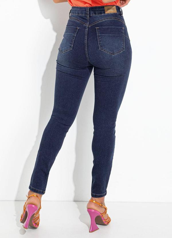 Sawary Jeans - Calça Jeans Azul Escuro Cigarrete 2