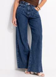 Cala Jeans Azul Escuro em Jeans