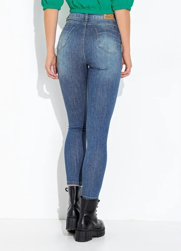 Sawary Jeans - Calça Jeans Azul Super Lipo Cigarrete 2