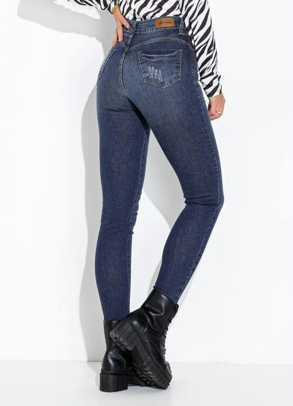 Sawary Jeans - Calça Jeans Azul Super Lipo Cigarrete 2