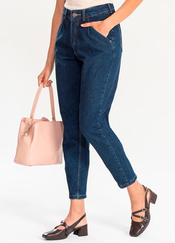 Meu Jeans - Calça Jeans Baggy Chloé Jeans Escuro Azul
