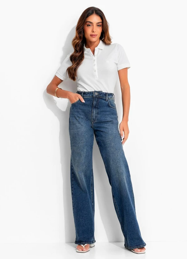 Colcci - Calça Jeans Berlim Stretch Azul