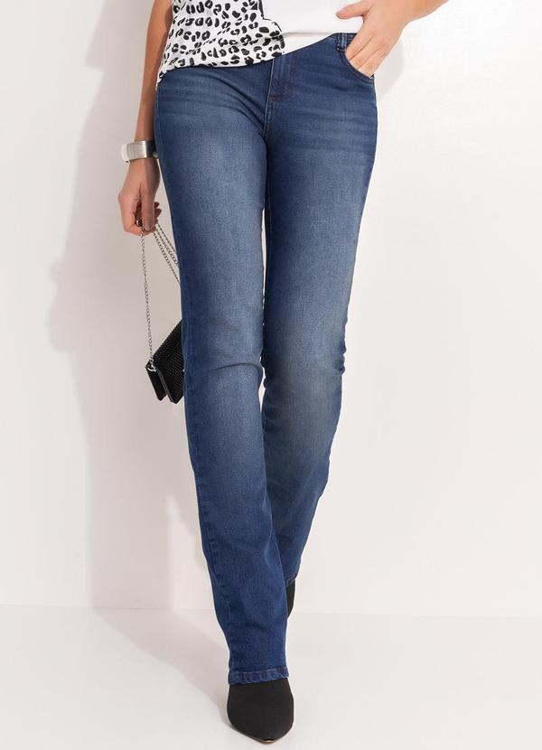 Colcci - Calça Jeans Bia Reta Azul