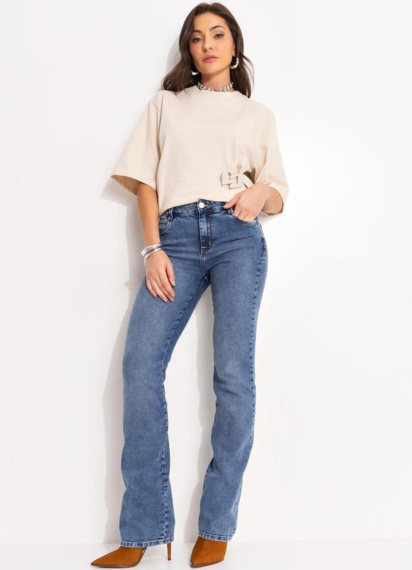 Colcci - Calça Jeans Bia Reta Azul 3