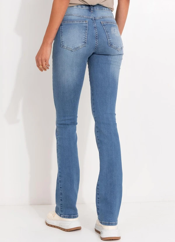Colcci - Calça Jeans Bia Reta Azul 3