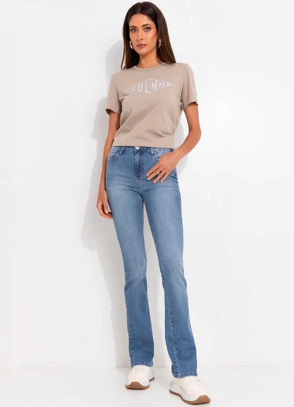 Colcci - Calça Jeans Bia Reta Azul 2