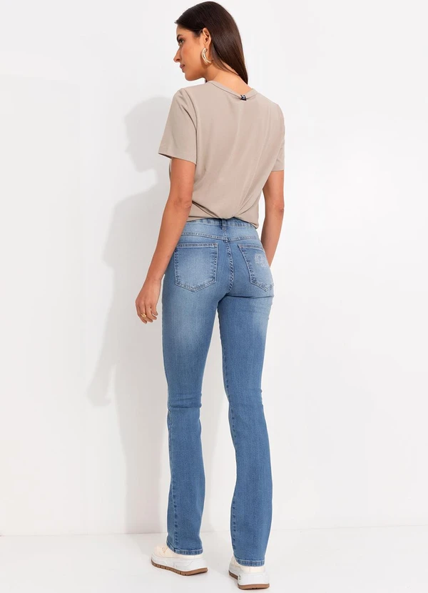 Colcci - Calça Jeans Bia Reta Azul 1