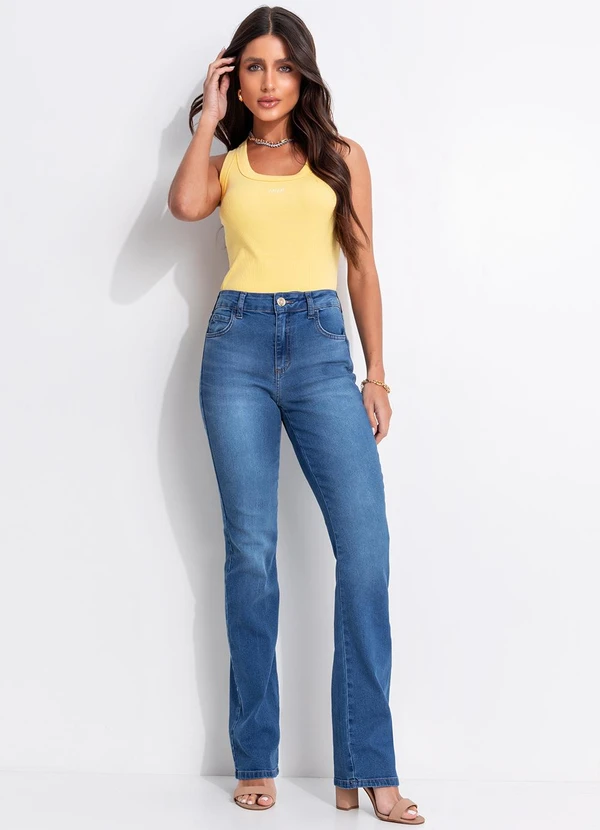 Colcci - Calça Jeans Bia Reta Azul 9