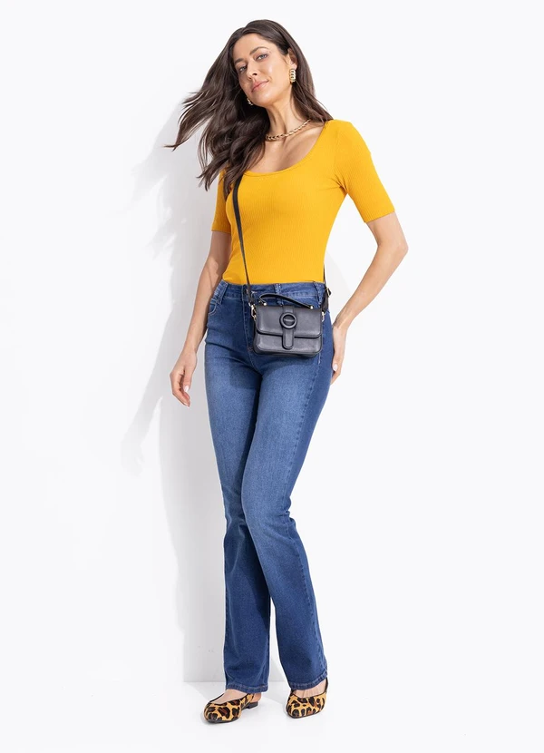 Colcci - Calça Jeans Bia Reta Azul 5