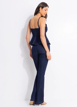 Colcci - Calça Jeans Bia Reta Azul - COLCCI