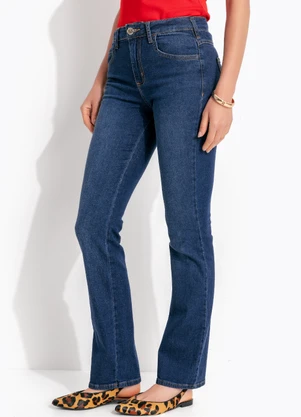 Colcci - Calça Jeans Bia Reta Azul - COLCCI