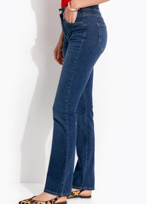 Colcci - Calça Jeans Bia Reta Azul - COLCCI