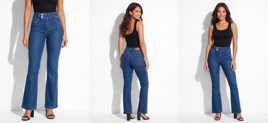 Cal�a Jeans Boot Cut Azul