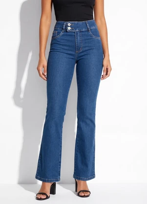 Sawary Jeans - Calça Jeans Boot Cut Azul - SAWARY JEANS