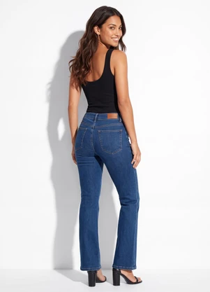 Sawary Jeans - Calça Jeans Boot Cut Azul - SAWARY JEANS