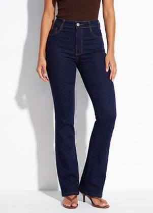 Cal�a Jeans Boot Cut (Azul)