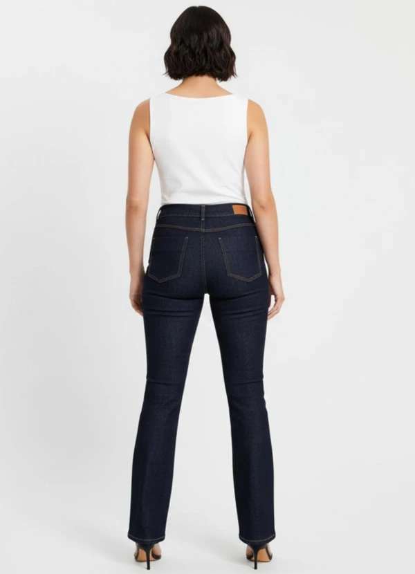 Sawary Jeans - Calça Jeans Boot Cut Azul 5