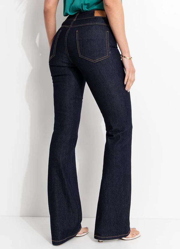 Sawary Jeans - Calça Jeans Boot Cut Azul 7