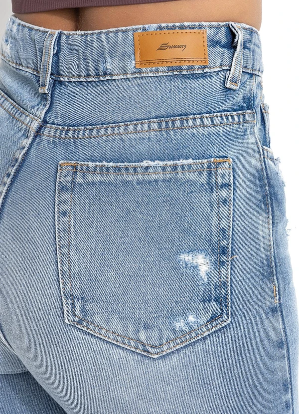Sawary Jeans - Calça Jeans Boot Cut com Bolsos e Puídos Sawary 6
