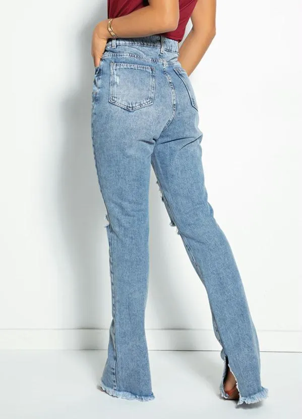 Sawary Jeans - Calça Jeans Boot Cut com Destroyed Sawary 2