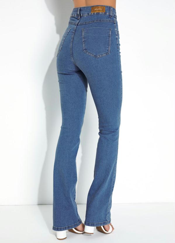 Sawary Jeans - Calça Jeans Boot Cut com Vinco na Frente Sawary 2