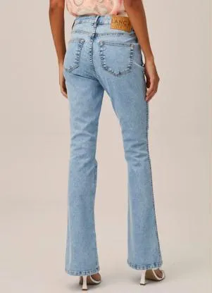 Lança Perfume - Calça Jeans Boot Cut Super HighAzul - LANÇA PERFUME