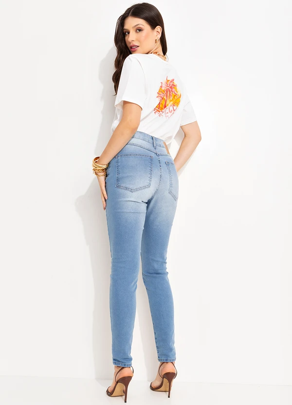 Colcci - Calça Jeans Bruna Azul 4