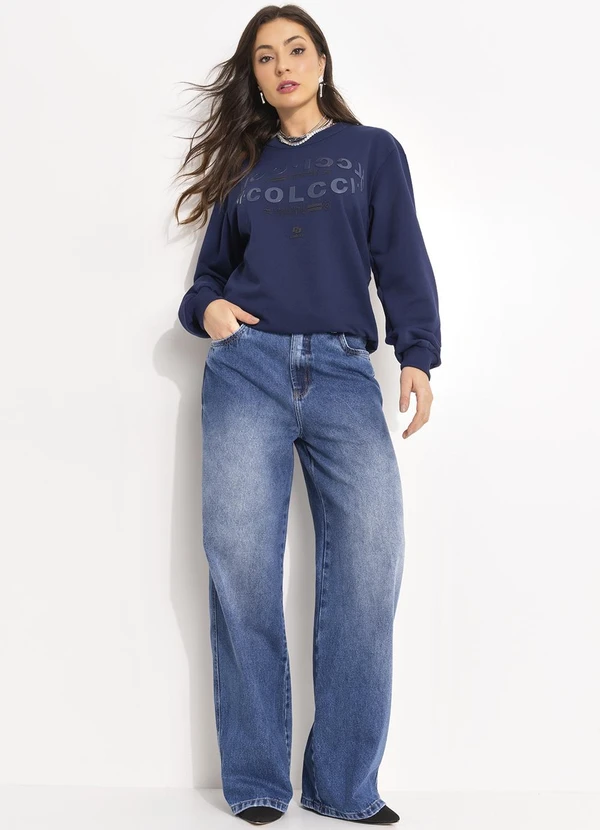 Colcci - Calça Jeans Bruna Low Azul 8