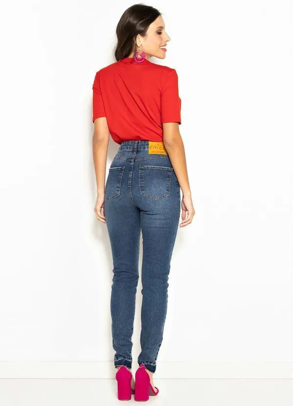 Colcci - Calça Jeans Bruna Stretch Azul 4