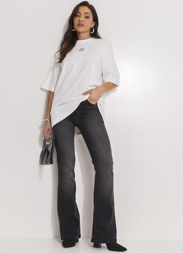 Colcci - Calça Jeans Bruna Stretch Flare Preto 3