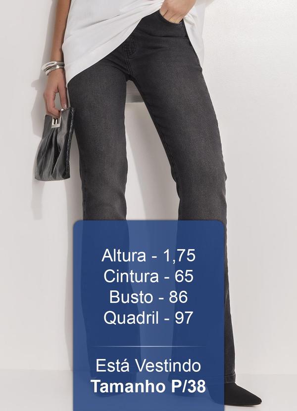 Colcci - Calça Jeans Bruna Stretch Flare Preto 5