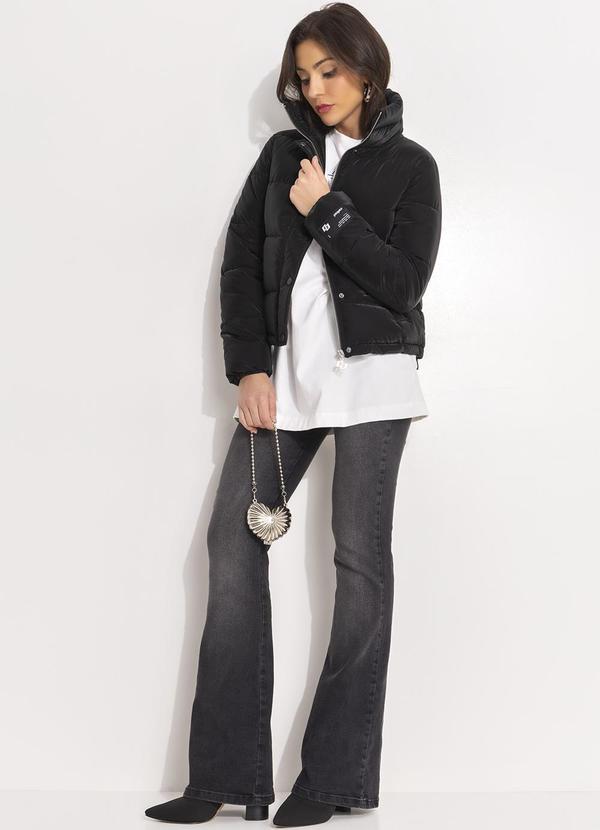 Colcci - Calça Jeans Bruna Stretch Flare Preto 6