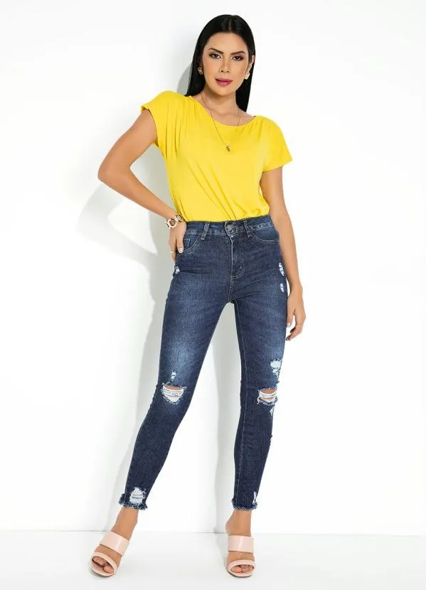 Sawary Jeans - Calça Jeans Push Up Destroyed Sawary 4