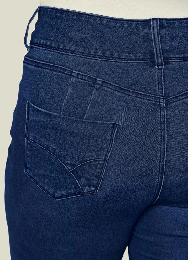 bonprix - Calça Jeans Capri Azul Escuro 11