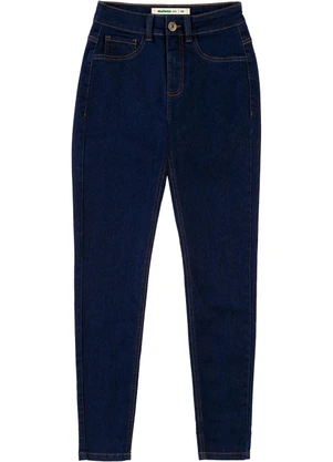 Malwee - Calça Jeans Cigarrete Azul Escuro - MALWEE