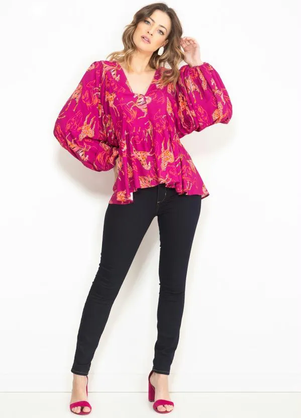 Forum - Calça Jeans Cigarrete Azul 3