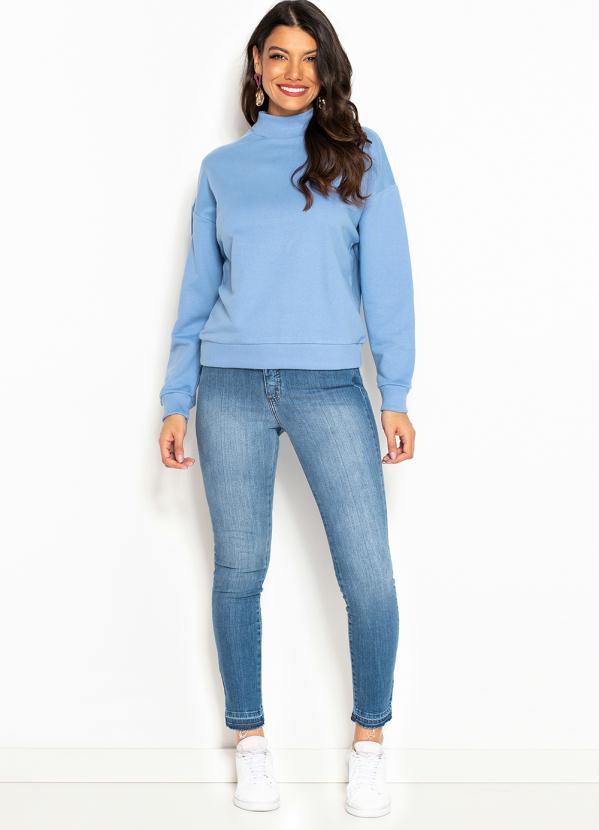 Forum - Calça Jeans Cigarrete Azul 7