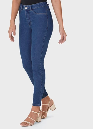 Malwee - Calça Jeans Cigarrete Azul - MALWEE