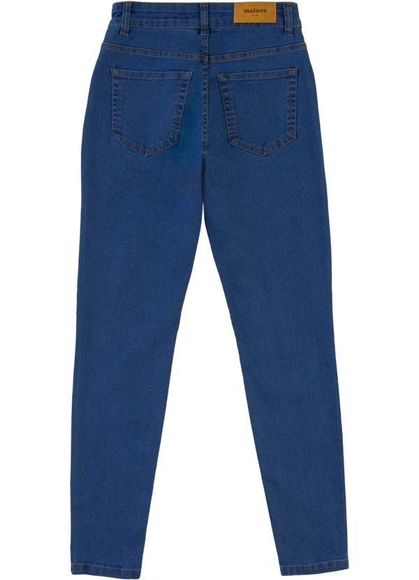Malwee - Calça Jeans Cigarrete Azul 4